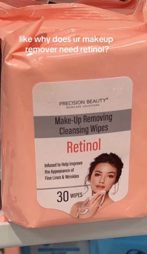 retinol makeup wipes from tj maxx